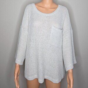 Entro women's knitted pullover sweater, size medium.